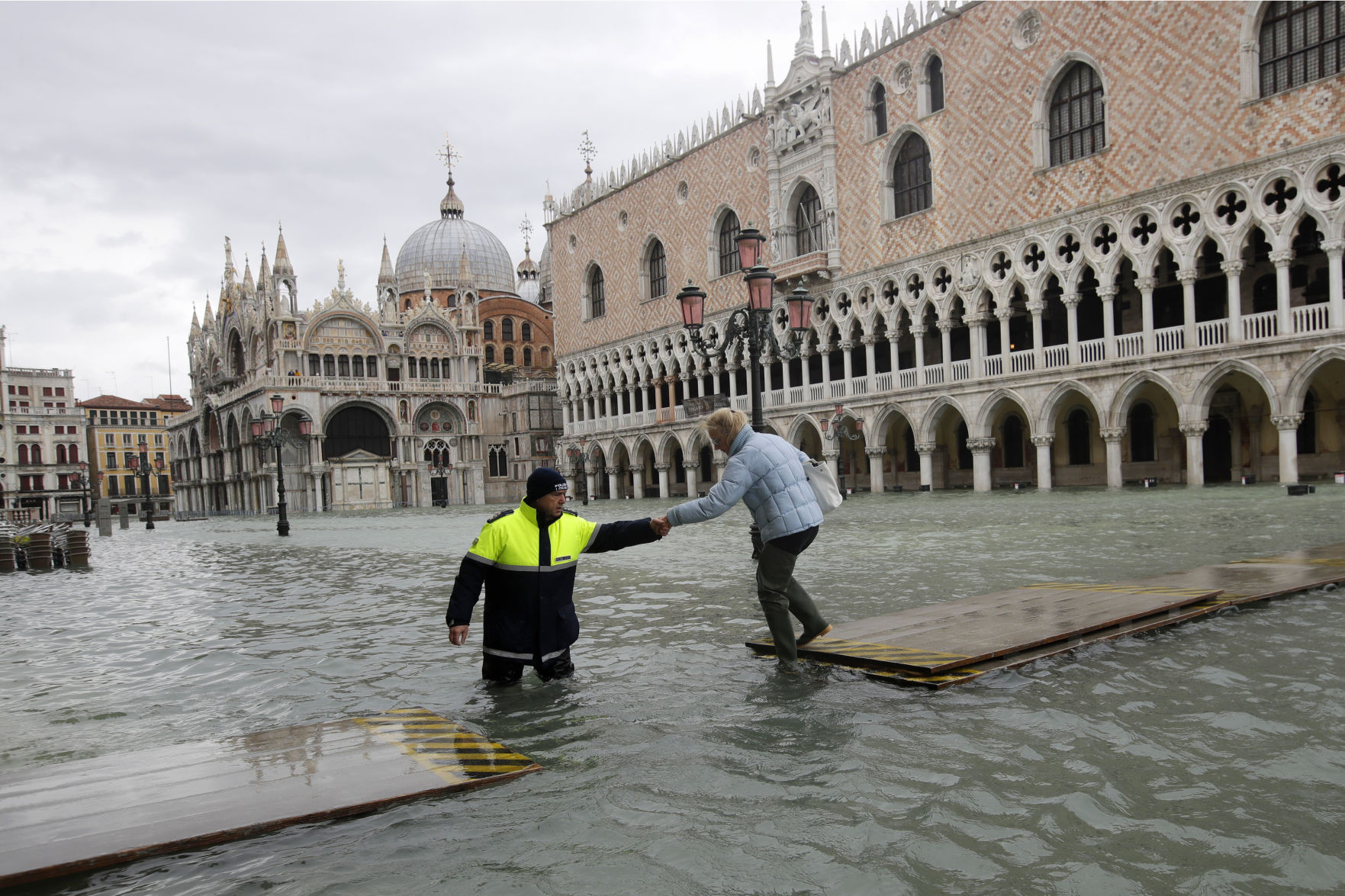 APTOPIX Italy Venice Flooding